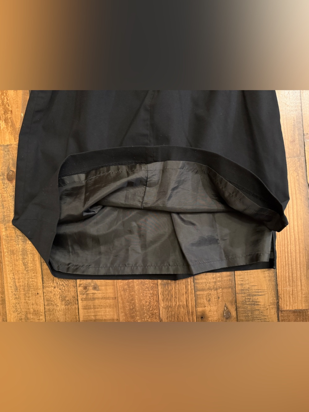 Worthington Stretch Black Straight Skirt - Picture 5 of 9